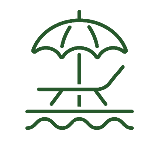 Bright ensuite bathroom with marble surround, twin basins, bath, and outdoor shower at La Cancela Verde villa.